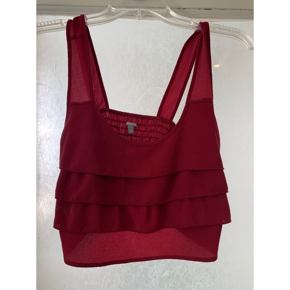 Ruffled crop top